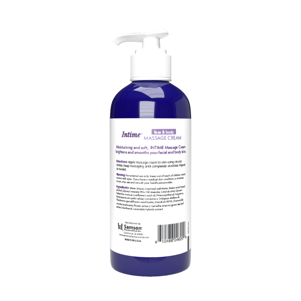 Intime Massage Cream 12 Oz -12 Ct