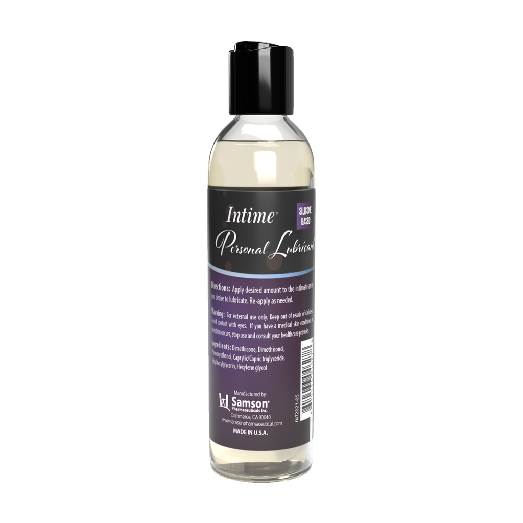 Intime Personal Lubricant Silicone Based 4 oz -12 Ct