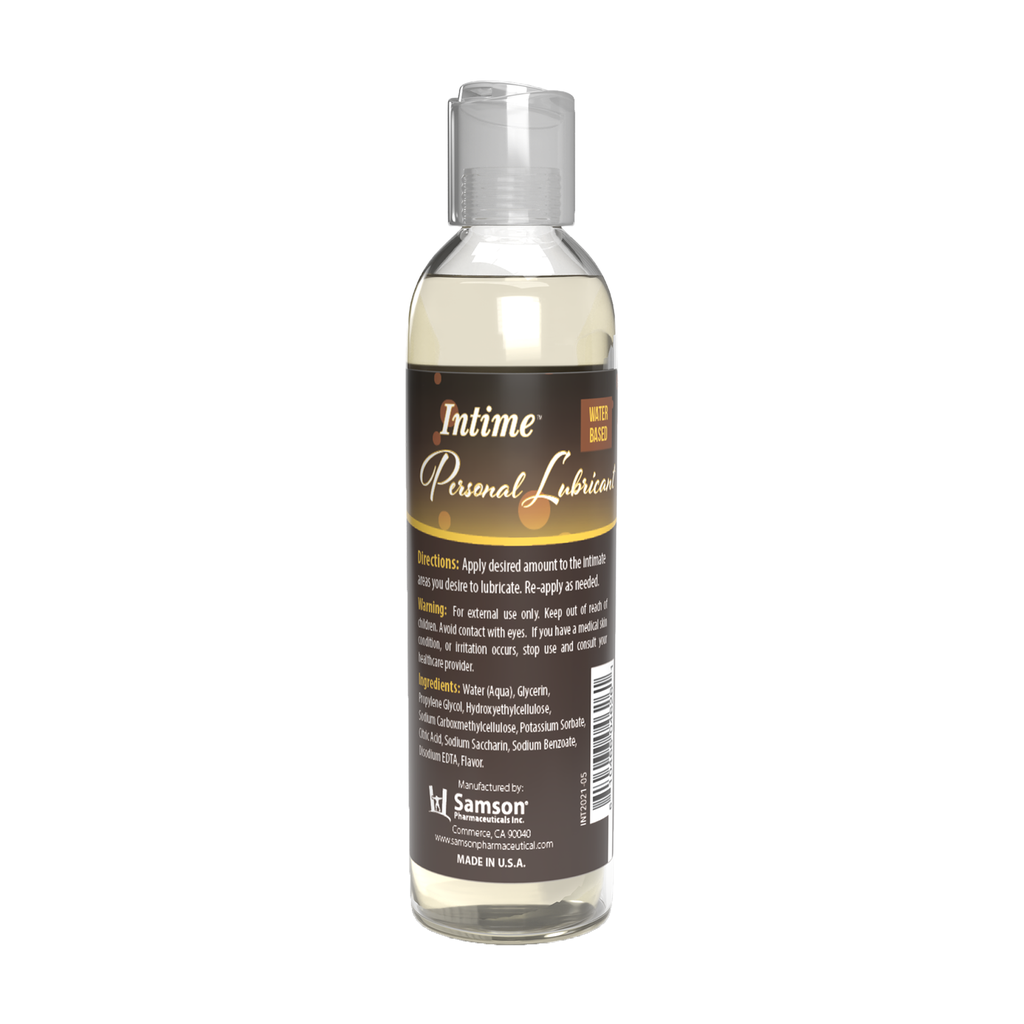 Intime Personal Lubricant Water Based 4 oz Choco Banana -12 Ct