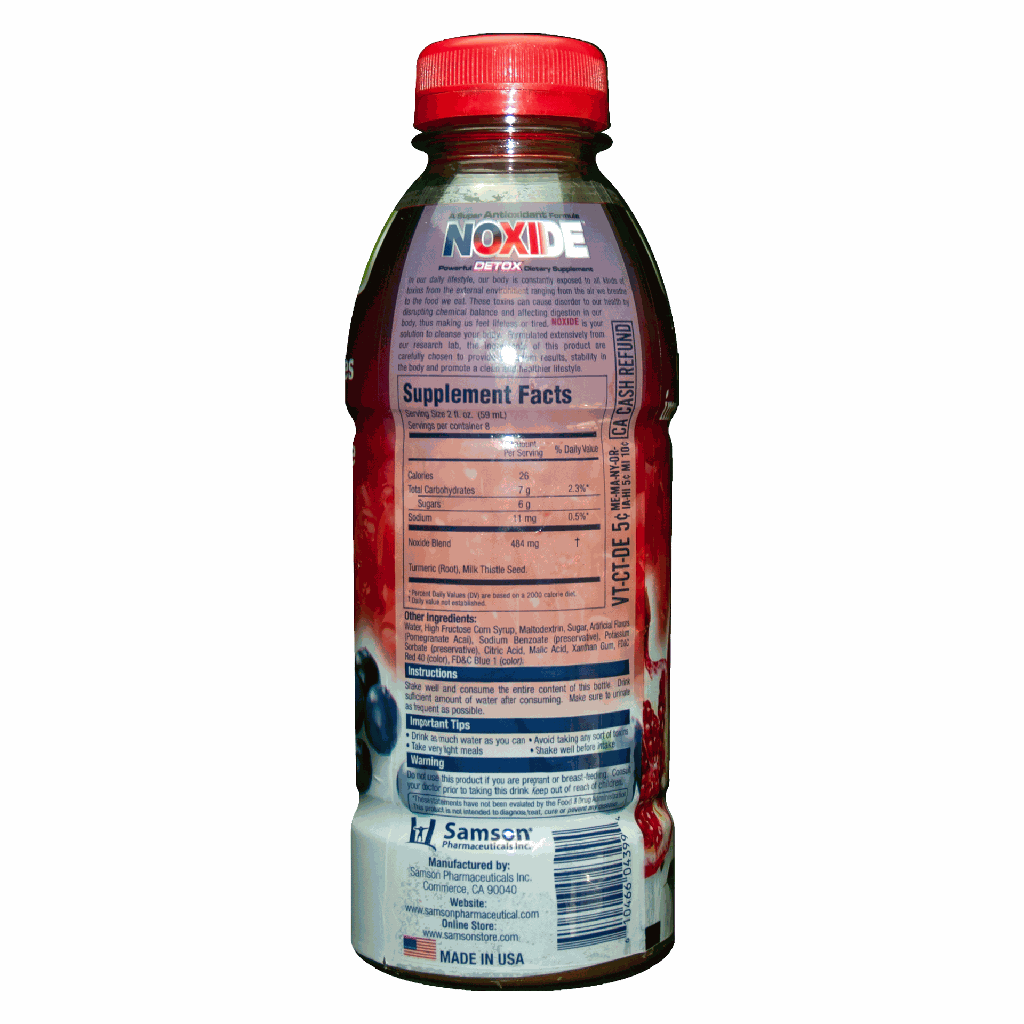 Noxide Acai Pomegranate 16 FL oz / 6ct box