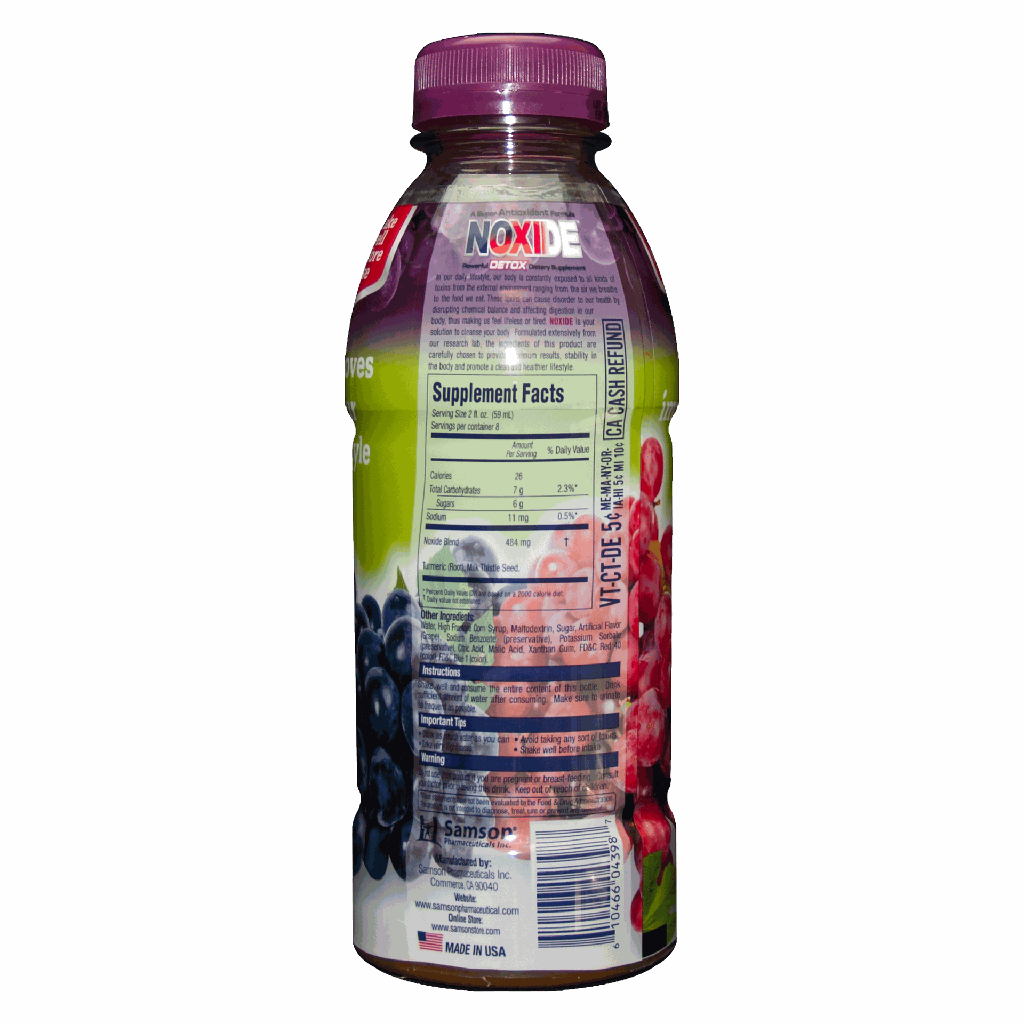 Noxide Mixed Grape  16 FL oz / 6ct box