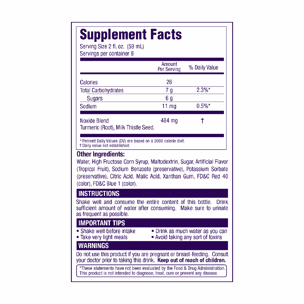 Noxide Mixed Berries 16 FL oz / 6ct Box