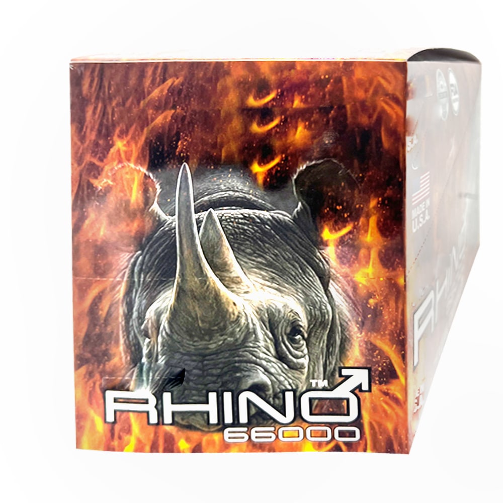 Horny Rhino 66000Mg - 1 Pill/Card - 24 Cards/Box FDA Registered
