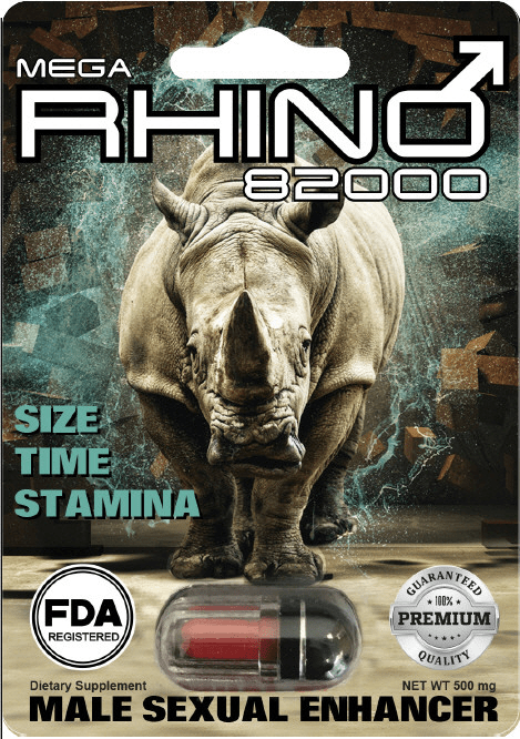 Mega Rhino 82000Mg - 1 Pill/Card - 24 Cards/Box FDA Registered
