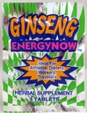 Energy Now - Ginseng 3 Tabs/Pack, 24 Packs/Box