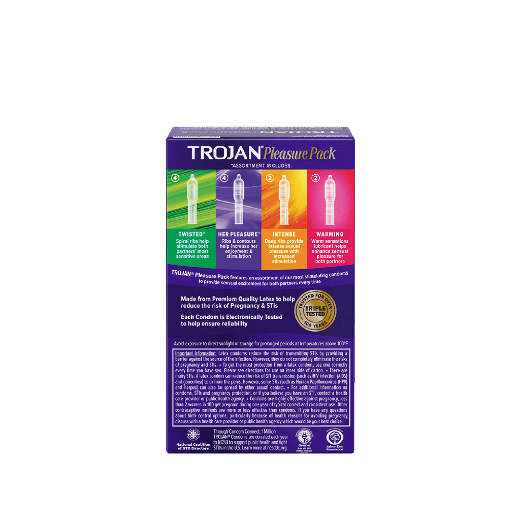 Trojan Pleasure Pack 3/Pack - 6 Packs 95321