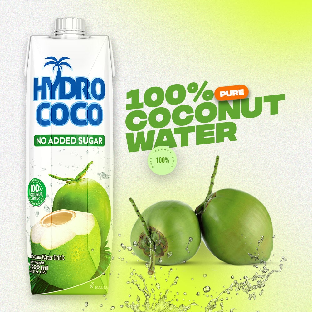 Hydrococo No Added Sugar Coconut Water 1000ml/12 Pack
