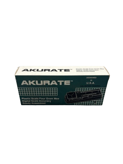 Akurate Plastic Scale Black / 1ct