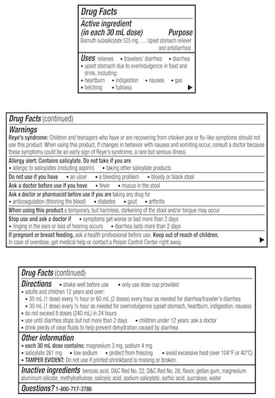 Pepto Bismol Liquid Antacid 4oz / 1 ct