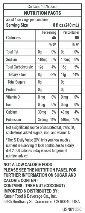 Hydro Coco No added Sugar  330ml/ 12ct  Imported & Distributed by kassir