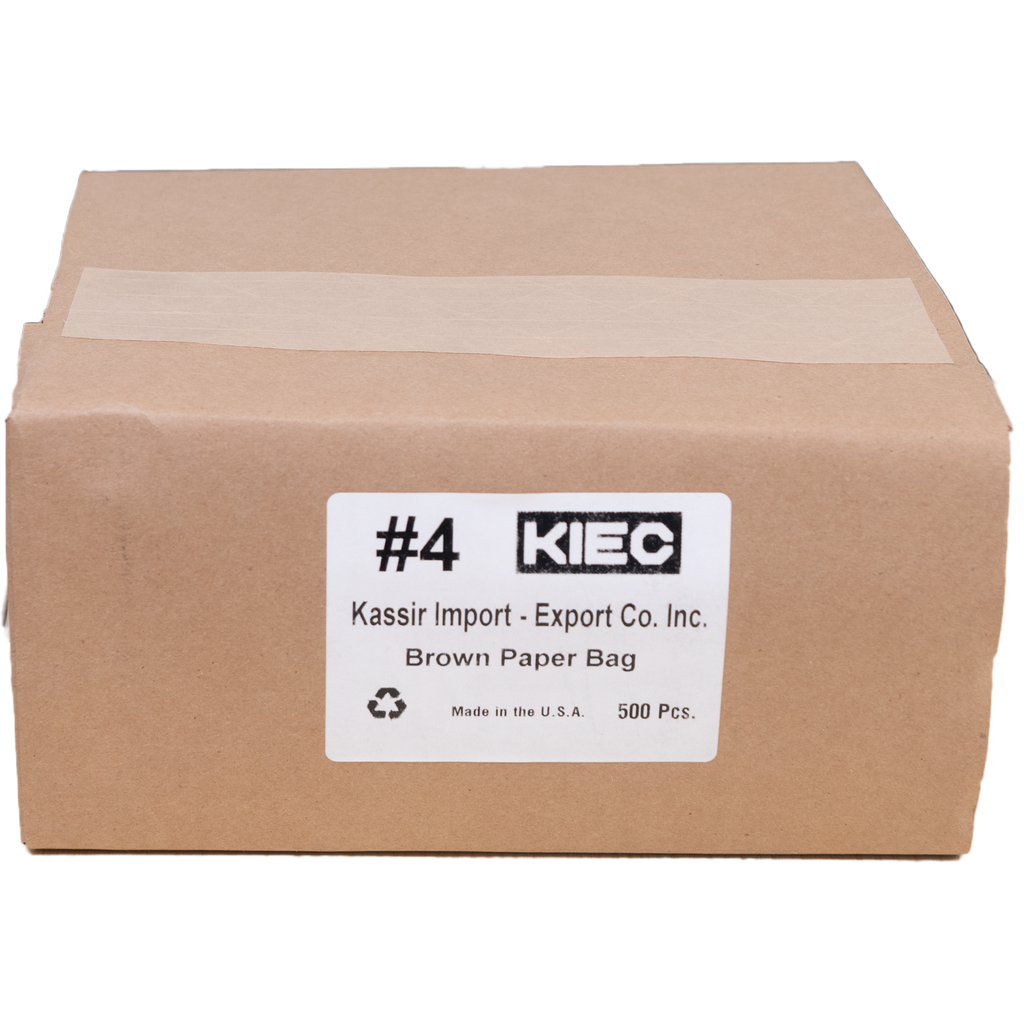 Brown Paper Bag - KIEC - #4/ 500ct Bundle/ 1ct
