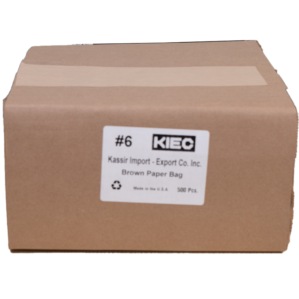 Brown Paper Bag - KIEC -#6/ 500ct Bundle/ 1 ct