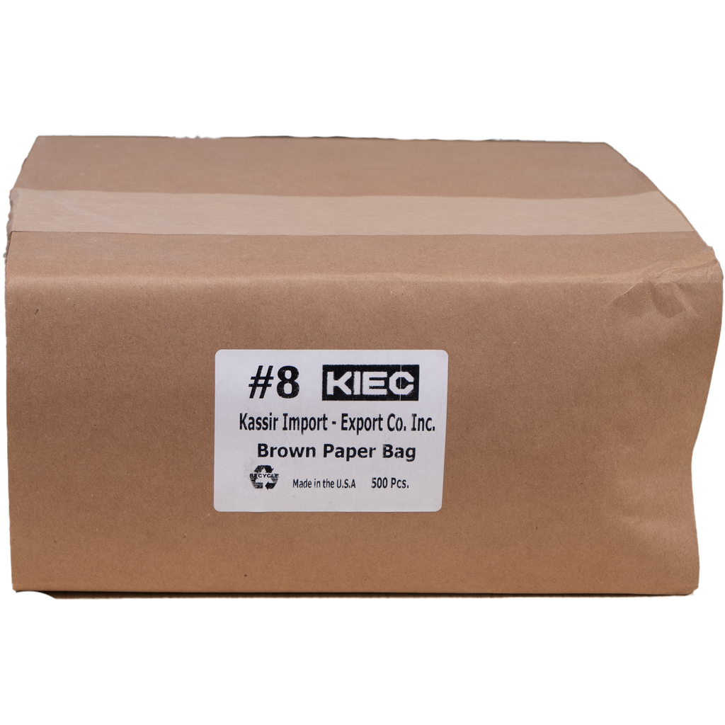 Brown Paper Bag -KIEC - #8/ 500ct Bundle/ 1ct
