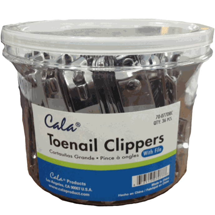[NC011] Cala Toe Nail Clipper - 36ct / Tub 70-077DRC