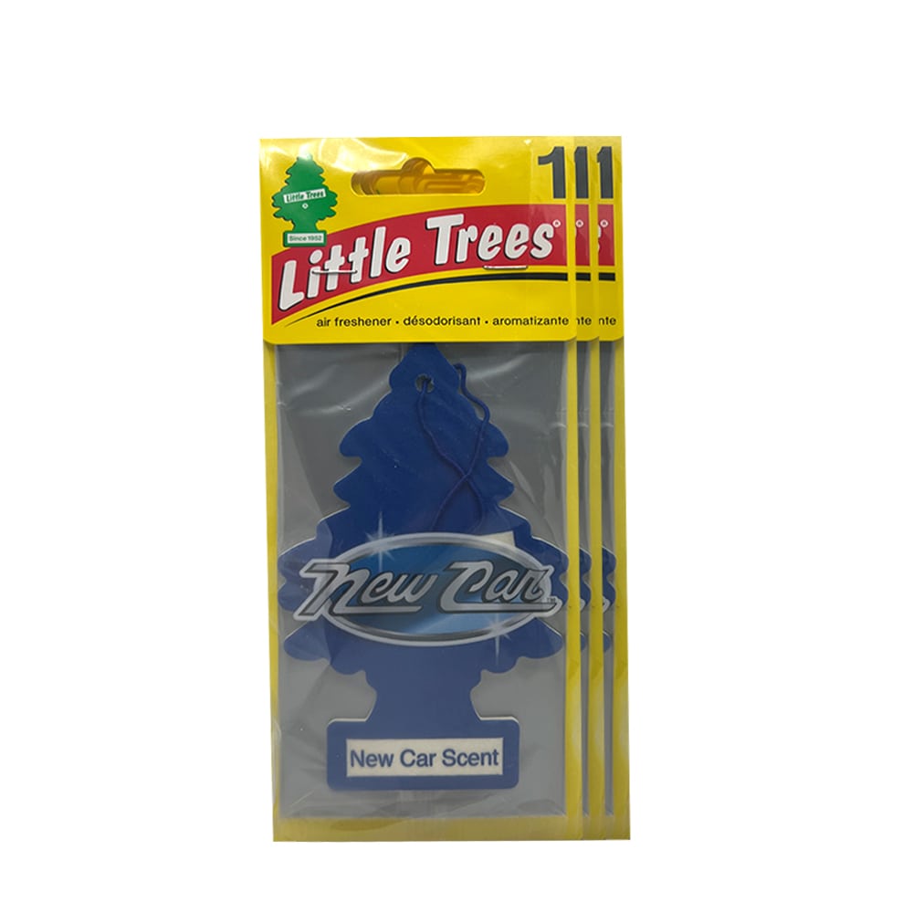 [AF086/New] Car-Freshener Little Trees-Single Pack 24 ct/ - New Car 