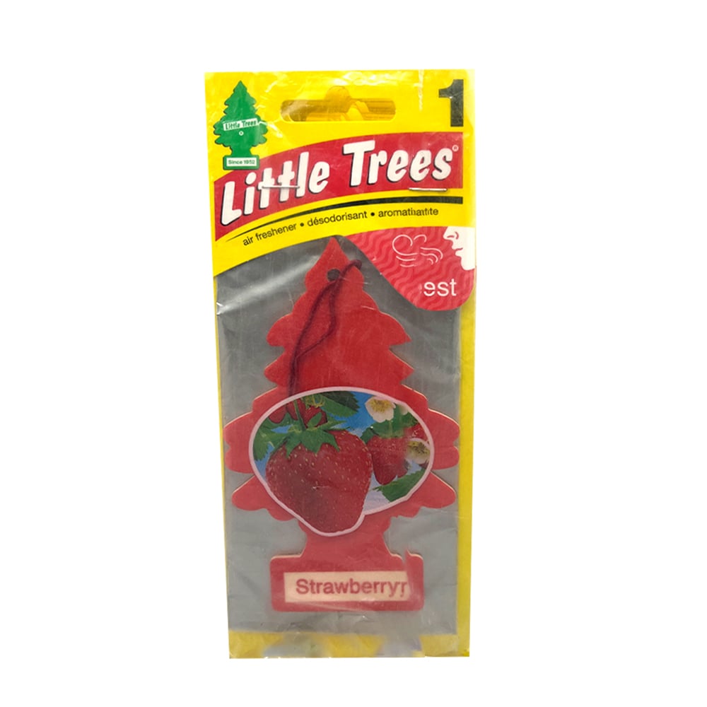 [AF092/Strawberry] Car-Freshener Little Trees Single - 24 ct./Pack - Strawberry