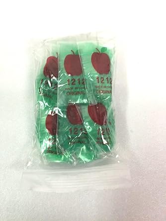 [ZLB075] Zip Lock Bags 1/2 X 1/2, 36 CT board Green