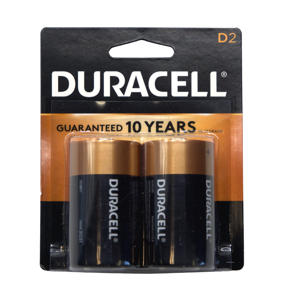 D/2 Duracell USA Copper Top - pack of 6