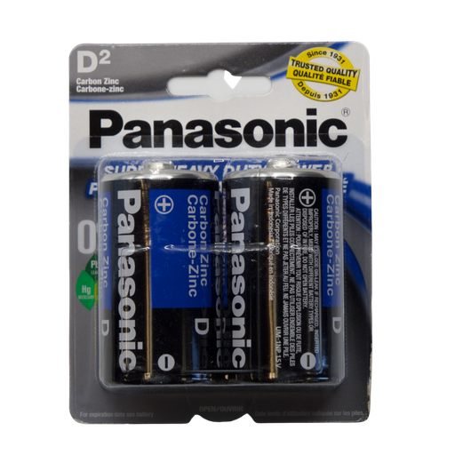 [BTP005] D/2 Panasonic Super Heavy Duty- Pack of 12