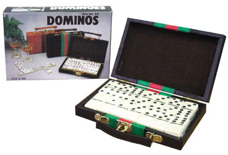 [GM010/36] Dominos Double-Six - Brief Case (2-4 players)