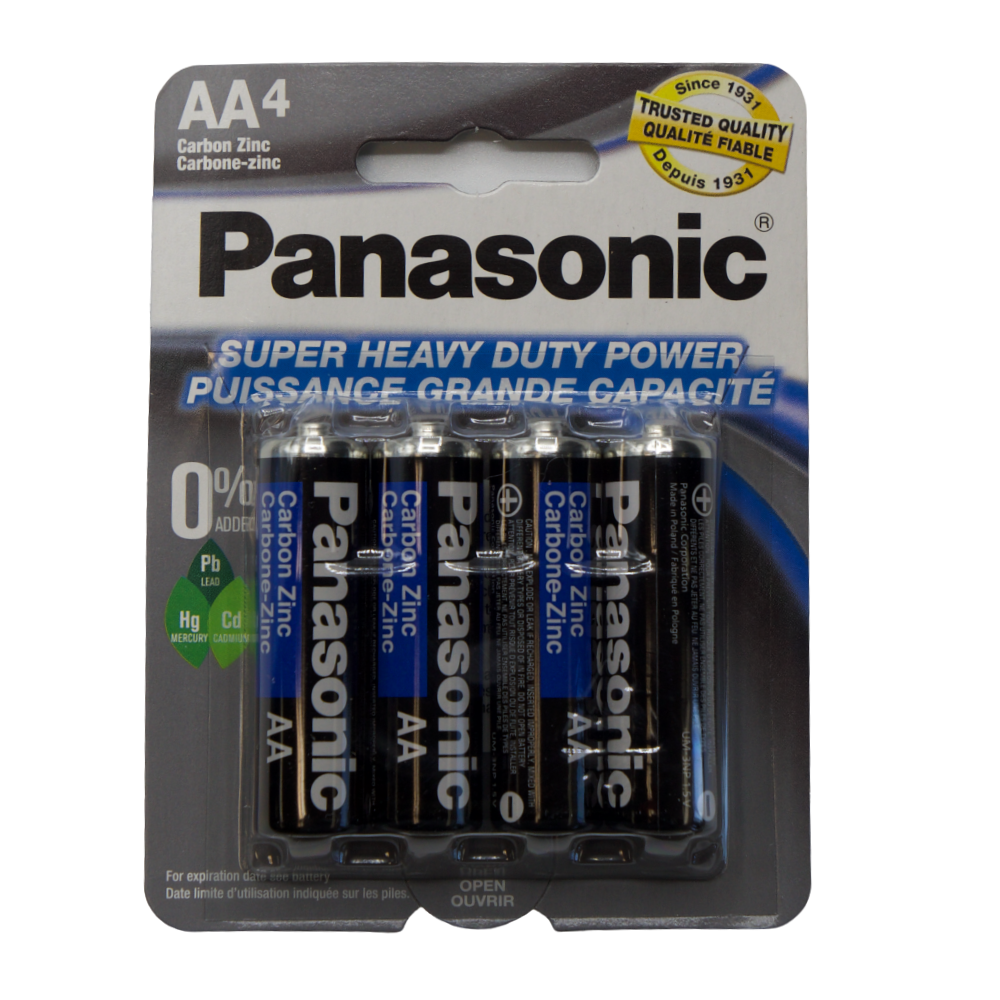 [BTP002-12] AA/4 Panasonic - Pack of 12