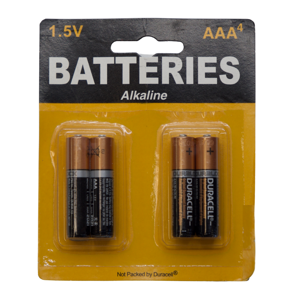 [BAT003-54] AAA/4 Duracell USA - 18 ct