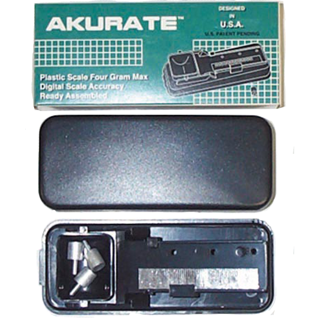 Akurate Plastic Scale Black / 1ct