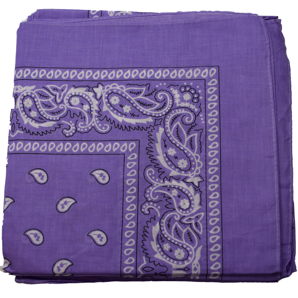 Bandana Purple Color 12 Pieces/Bag