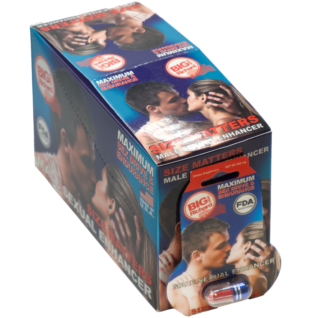 [Pill0082/Richard] Big Richard - 1 Pill/Card - 24 Cards/Box FDA Registered