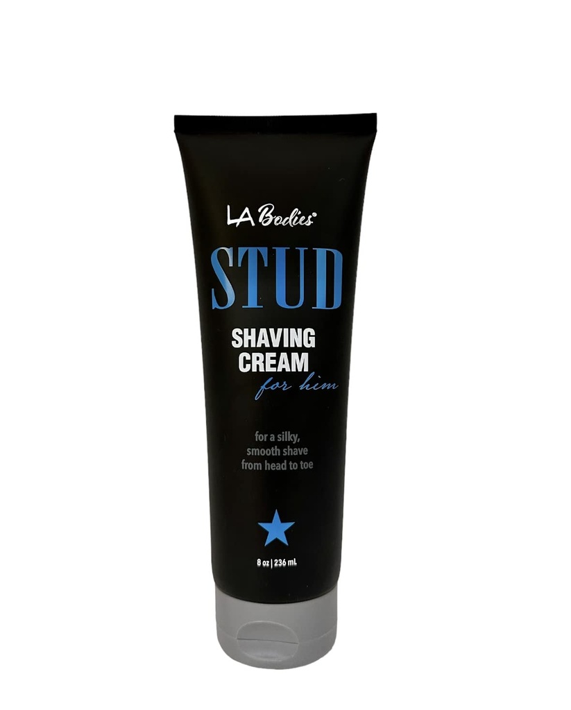LA Bodies Shaving Cream STUD for HIM 8oz/236mL