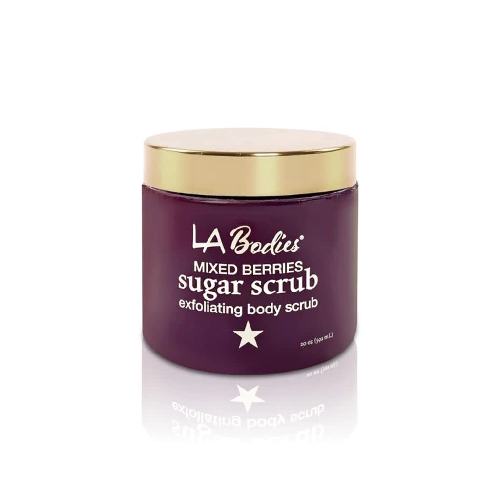 [Sugar/ Berries] La Bodies Sugar Scrub 20oz -  Mixed Berries 