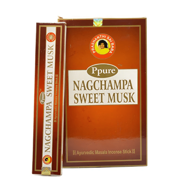 [AF0030-Musk] Nag Champa Ppure 15 gm / 12ct  SWEET MUSK