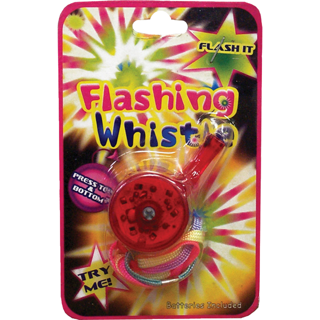 Flashing Whistle - Carded
