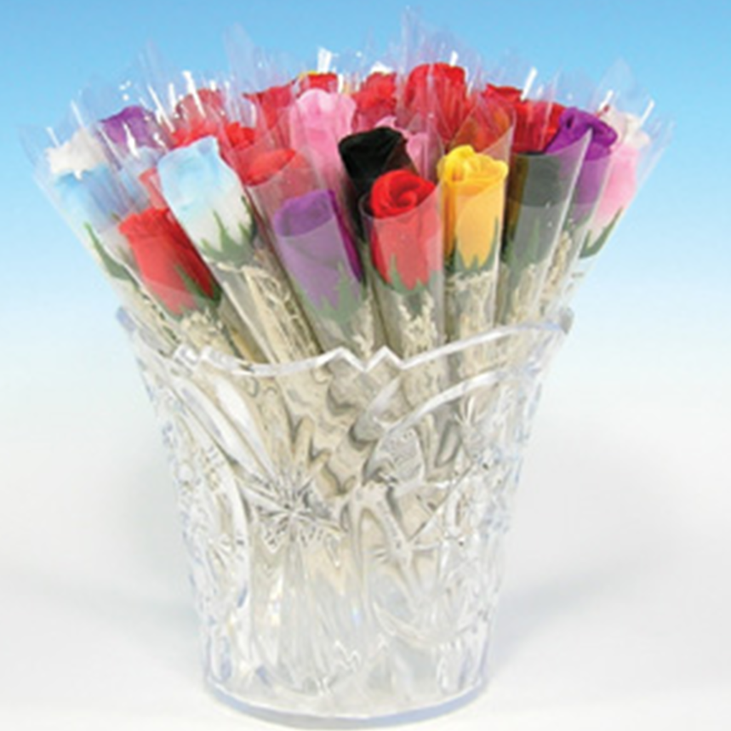 Flower Red / Pink W/ Light 12pcs / 1 ct