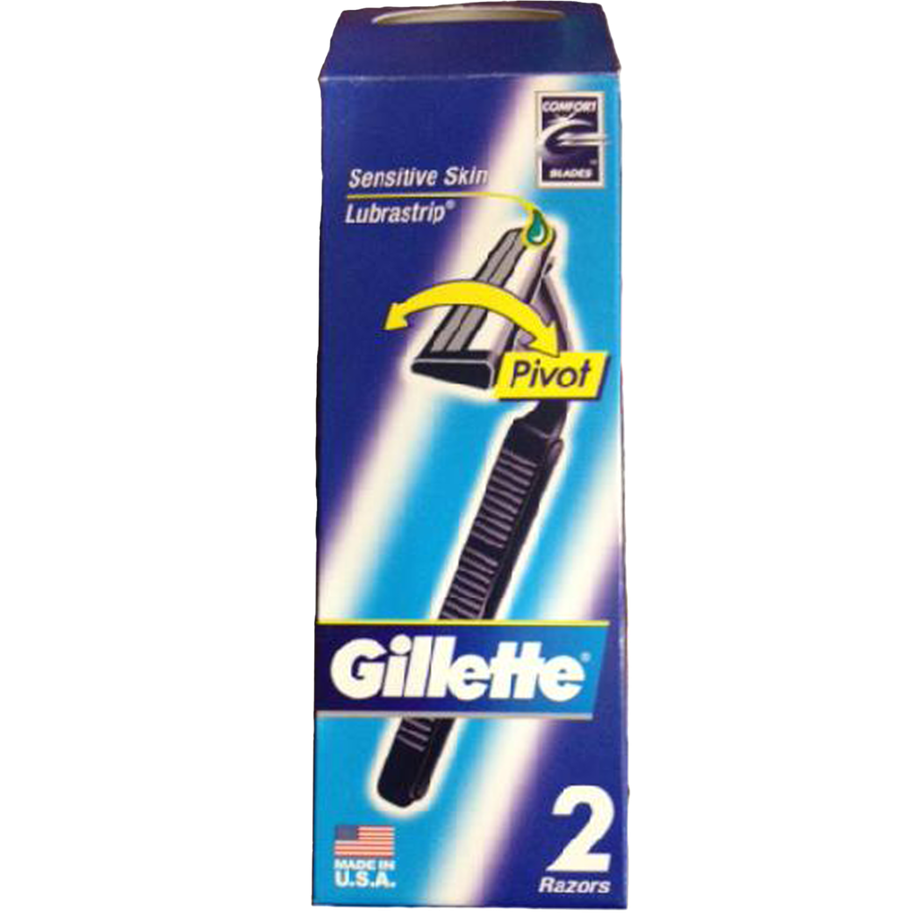 [SHV040] Gillette Pivot - 2 Razors/Pack - 12 Packs/Box