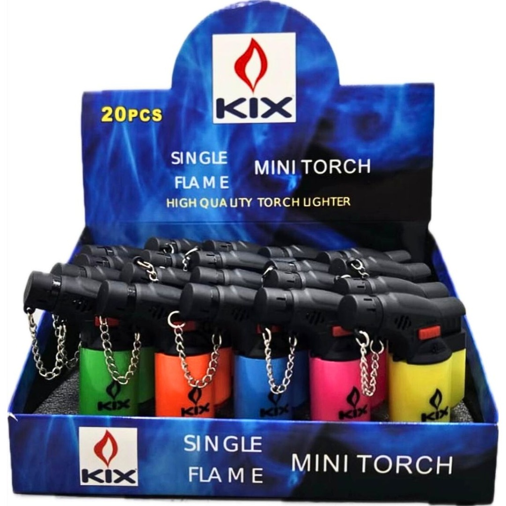 [Kix-851-S4] Torch Mini lighter Single Flame 20ct / UN1057 # RF-851-S4