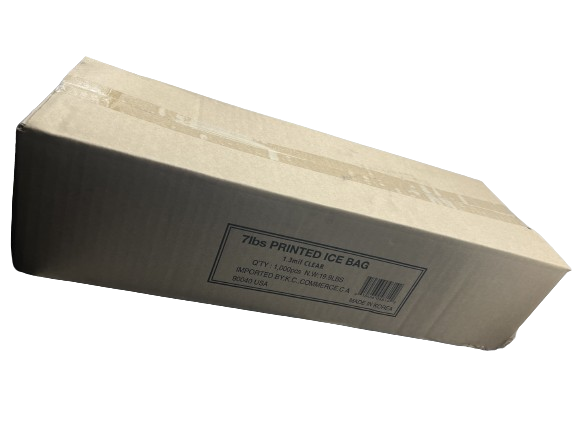 [BAG013-KC] ICE  Bag - 7 Lbs  Imported By KC / 1000 ct