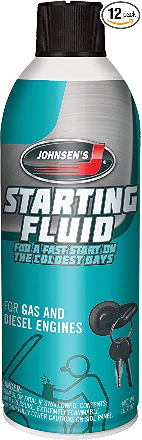 Johnsen's Starting Fluid 10.7oz - 12ct  Case