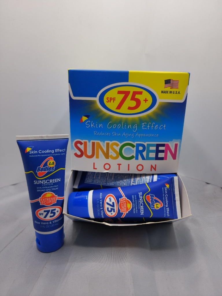 LA Bodies Sunscreen SPF 75 - 1oz - 24 ct./Box