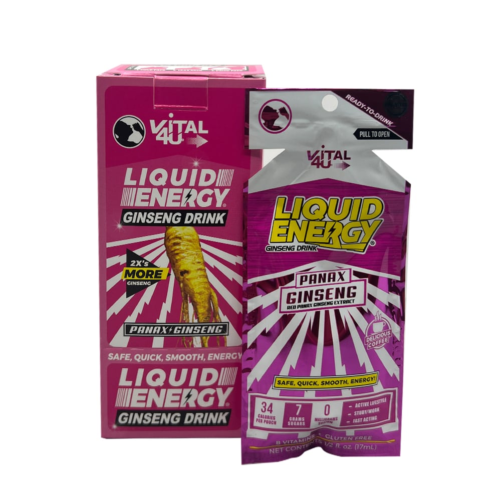 [VIT017-Pink] Liquid Energy Coffee 12 Packs/Box