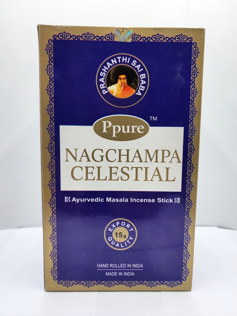 [AF0017-CelestialBlue] Nag Champa Ppure 15 gm - 12 ct. - Celestial Blue