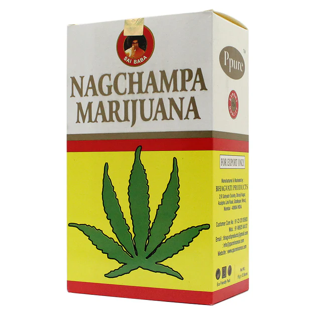 [AF005-Marijuana] Nag Champa P.Pure 15 gm / 12 ct - Marijuana