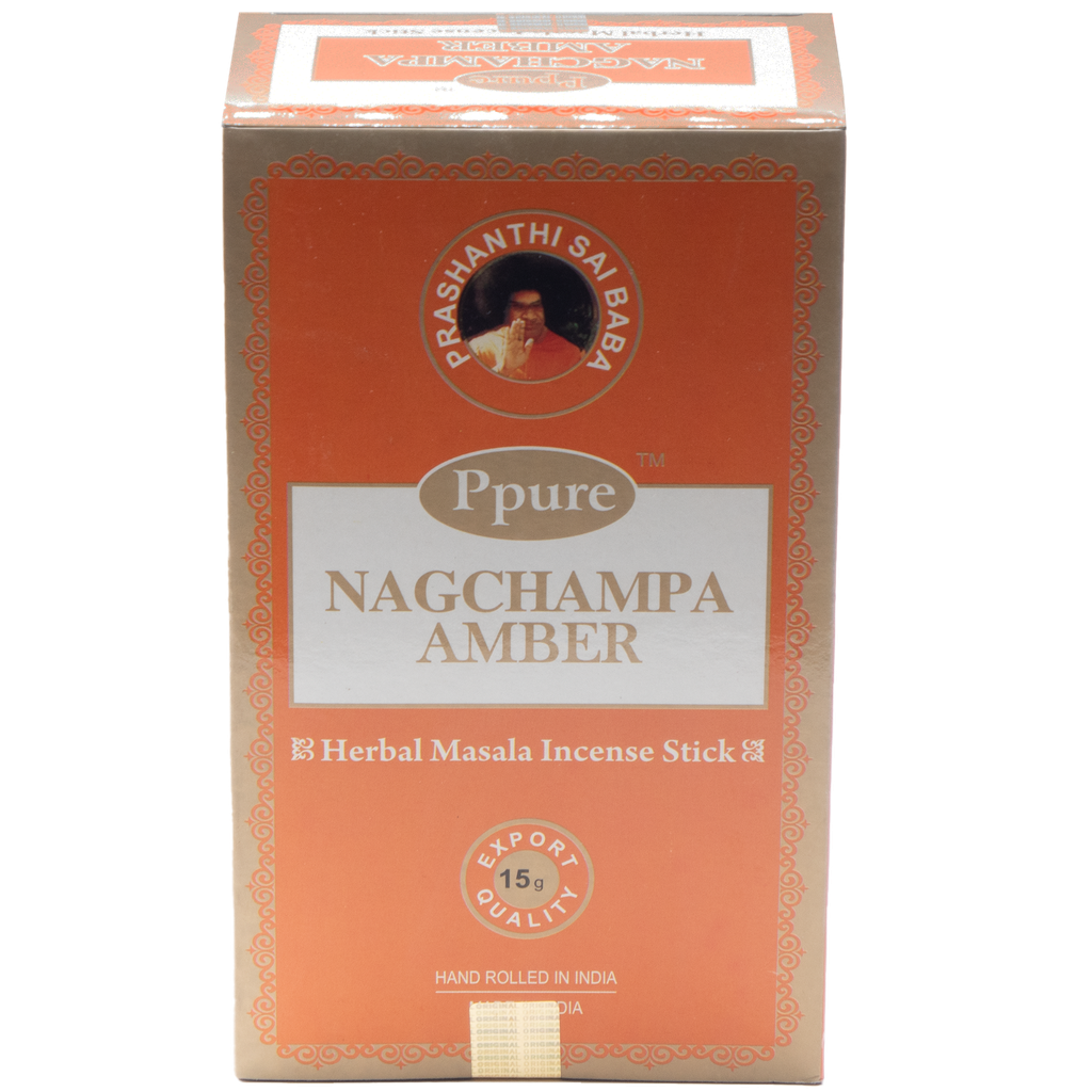 Nag Champa Ppure 15 gm - 12ct - Amber Orange