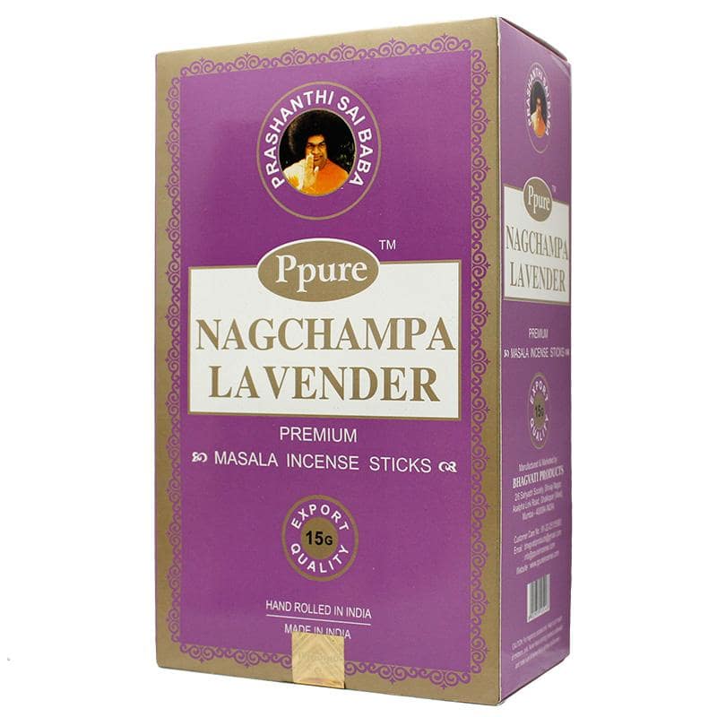 [AF006-Lavender] Nag Champa  15 gm - 12ct - Lavender