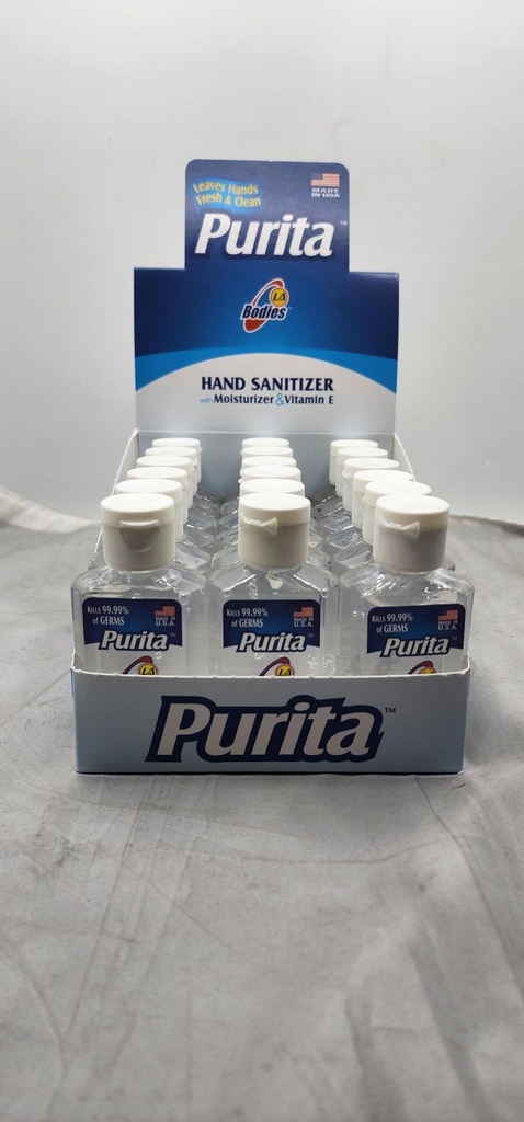 [HI001-Purita] Purita La Bodies Hand Sanitizer 2 Fl Oz. 18 ct. No Exchange or No Refund