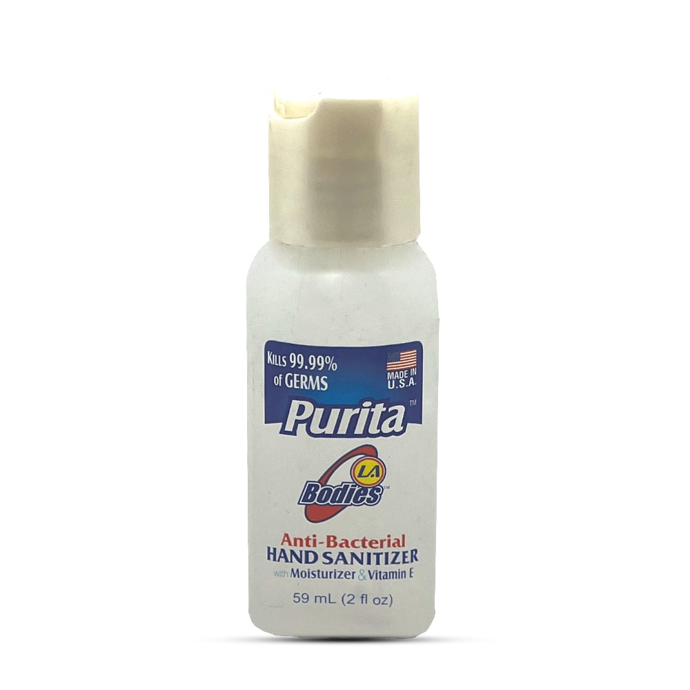 Purita La Bodies Hand Sanitizer 2 Fl Oz. Round Bottle 1 ct. No Exchange or No Refund