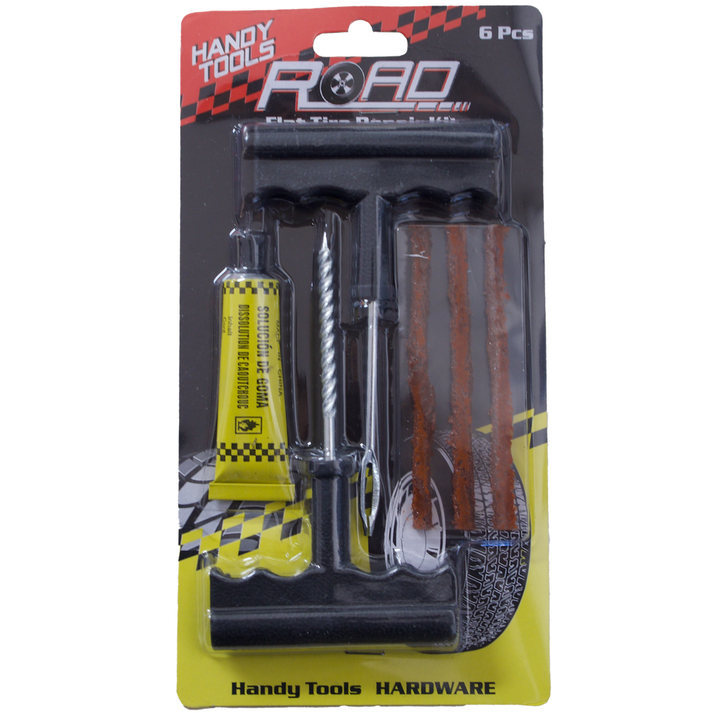 Road Flat Tire Repair Kit 6 Pcs / 12 ct Imported by K.C
