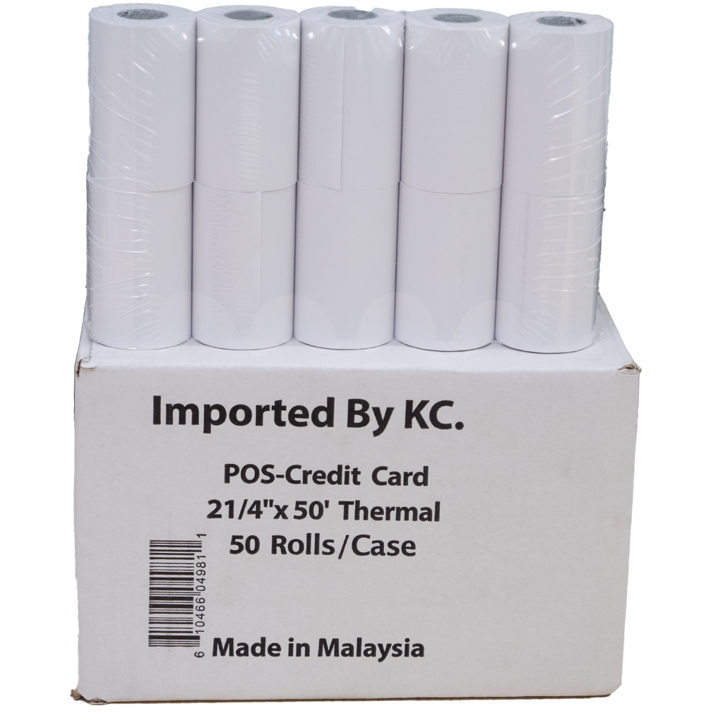 [THR007-50] Thermal Paper KC 2-1/4 X 50' / 50ct