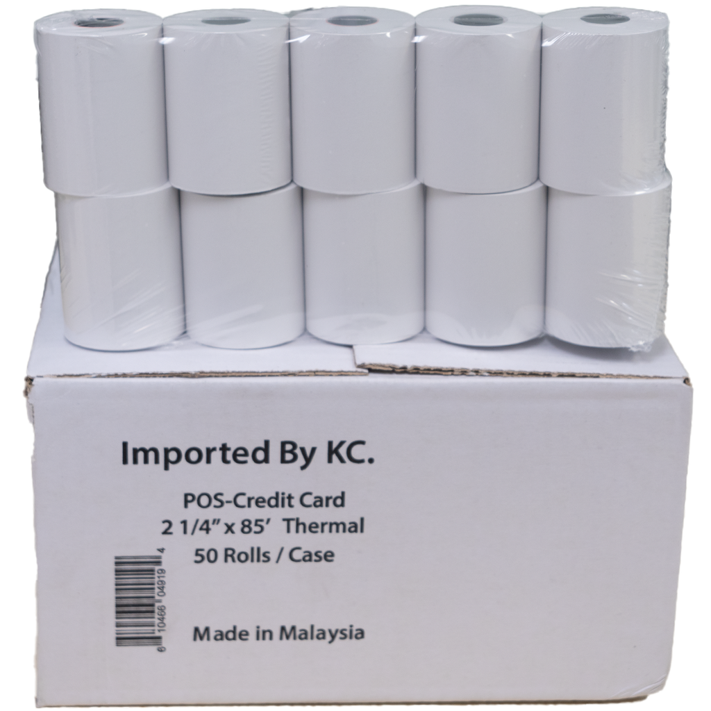 [THR004-85] Thermal Paper KC 2-1/4 X 85' / 50ct
