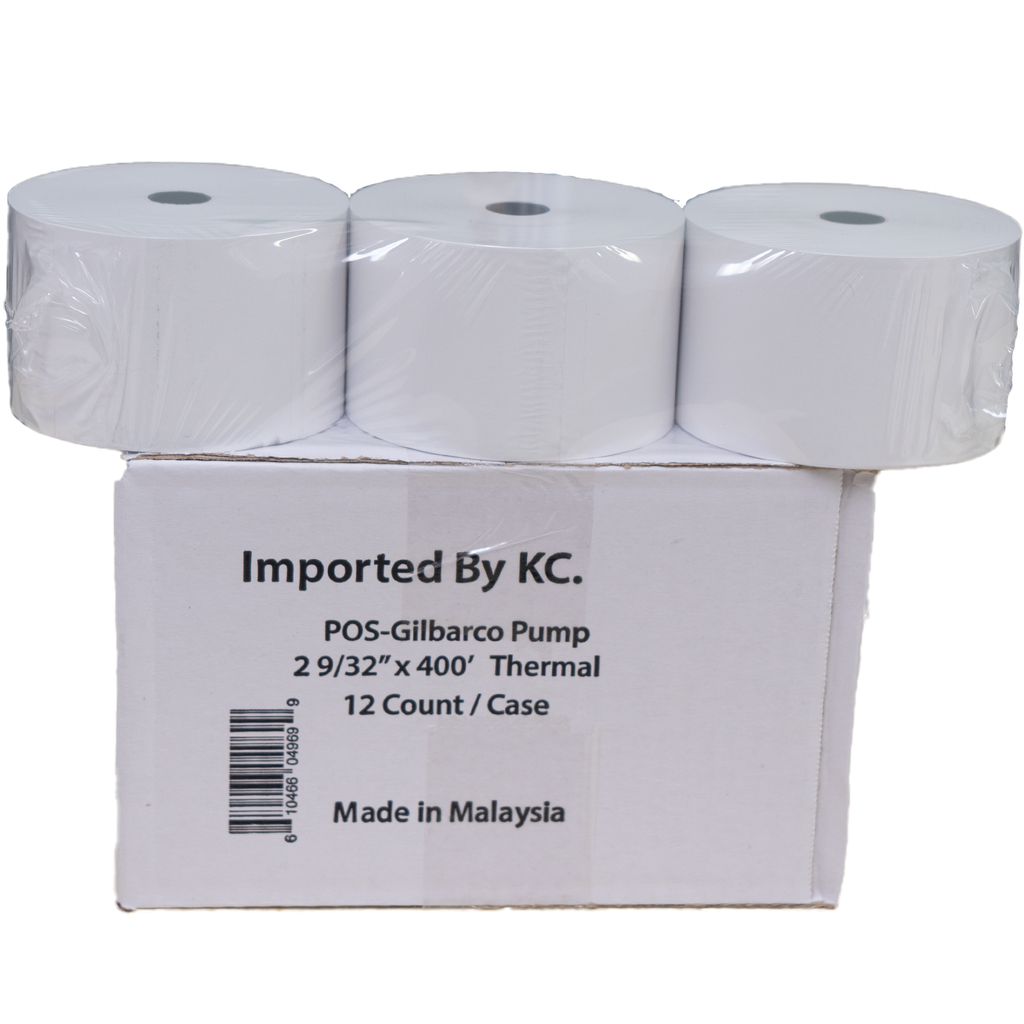 [THR003-9/32] Thermal Paper KC 2-9/32 X 400' / 12ct